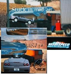 Stuck car in 'Need for Speed Hot Pursuit'