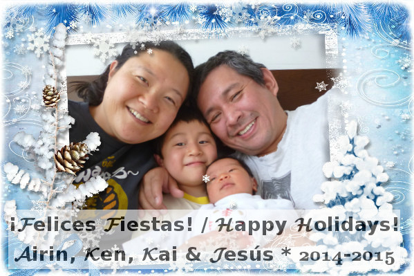 Best wishes from Airin, Ken, Kai & Jesus